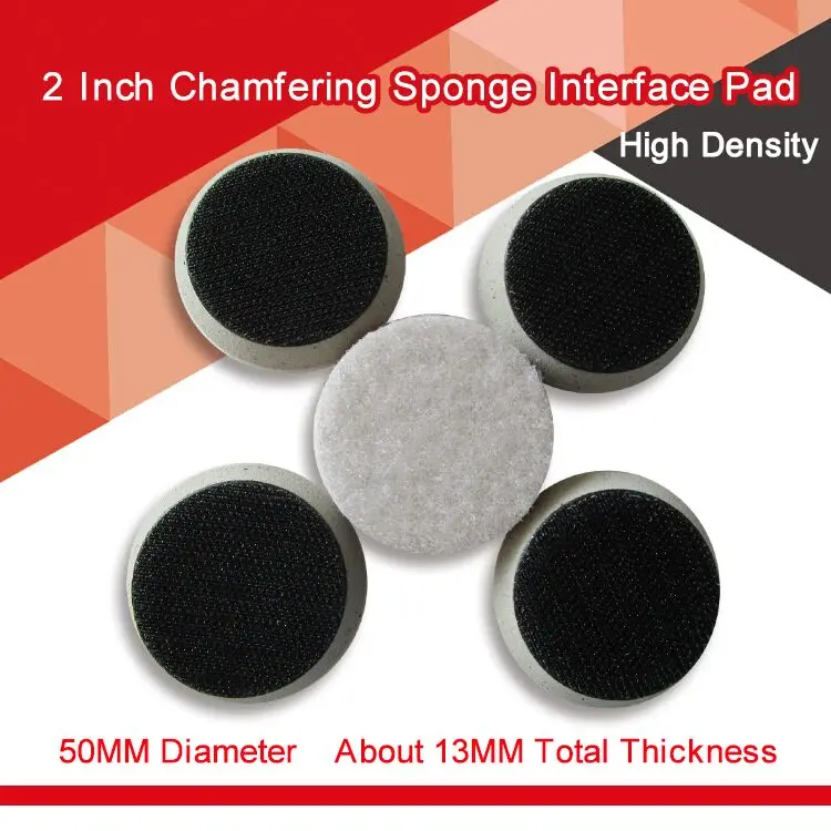 2 Inch 50MM Xốp Giao Diện Miếng Lót Đệm Miếng Lót Cho Sander Lưng Pad Đánh Bóng Năng Xay Công Cụ Phụ Kiện-Móc và Vòng Lặp