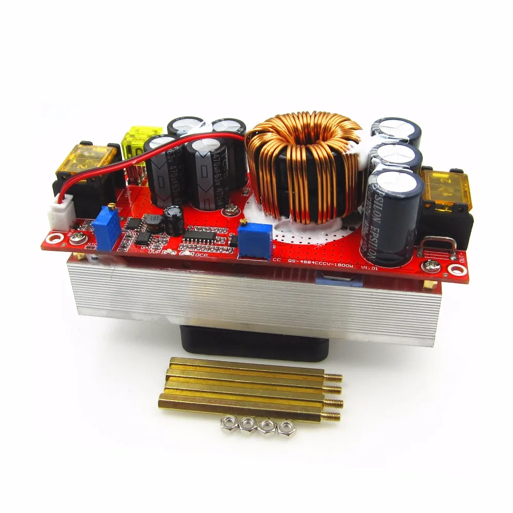 1500W DC-DC Step-up Boost Converter 10-60V to 12-90V 30A Constant Current Power Supply Module LED Driver Voltage Power Converter