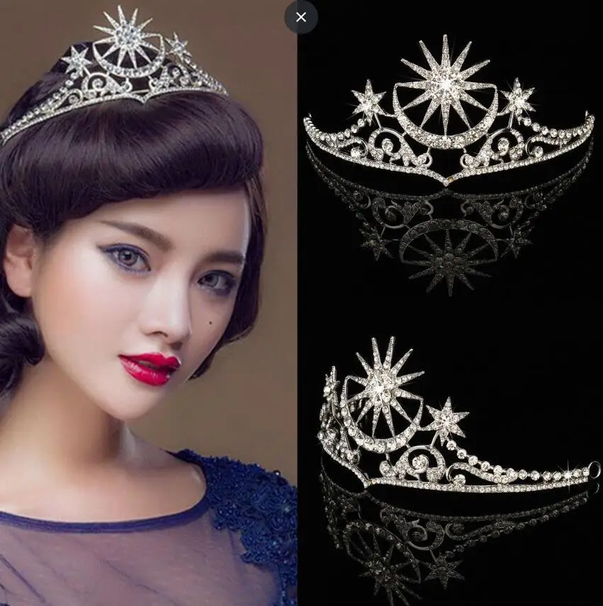 Best Selling Bridal Fascinators With Rhinestone Head Pieces Crystal Bridal Headbands Tiaras Crowns Wedding Hair Accessories