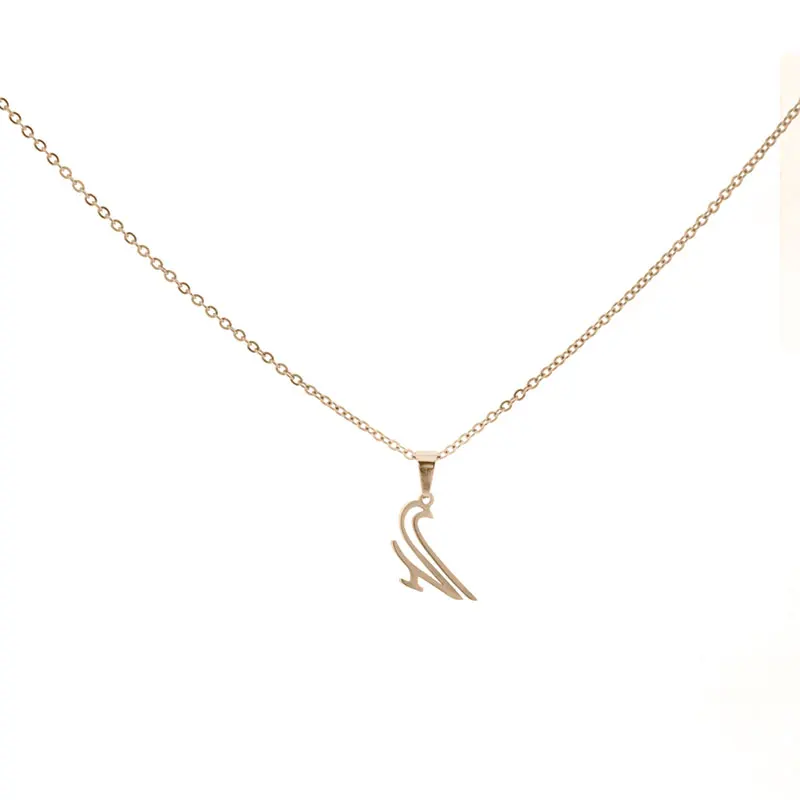 

10pc/lot Cute Simple Dove Stainless Steel Pendants & Necklaces Little Pigeon Collier Femme Women Kids Necklaces Jewelry Gift