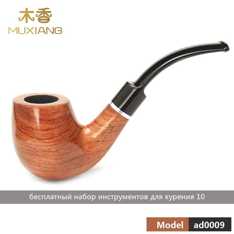 RU MUXIANG 16 Types Rose Wood Smoking Pipe  Handmade Wood Tobacco Pipe Smoking Pipe   ad0003-ad0020