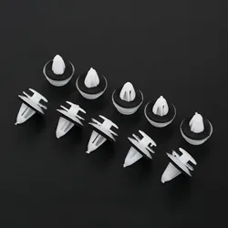 15Pcs Car Door Trim Panel Retainer Clips 9mm Hole Plastic Rivets Automobile Fastener For Nissan Infiniti 80999-VE000 Car-styling
