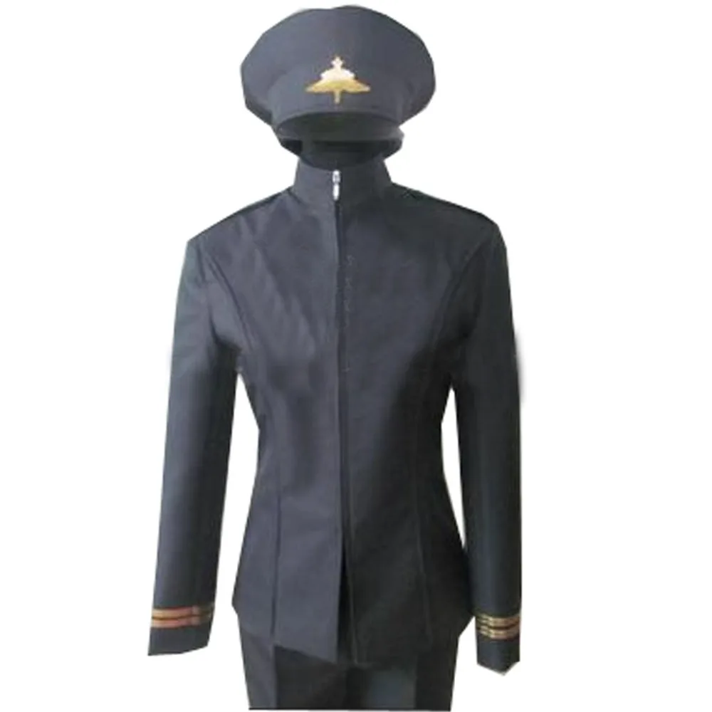 

2019 Spock Cosplay Costume with hat Uniform Suit Outfit Halloween Cosplay Costume