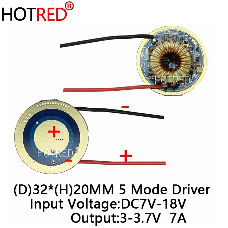 30W SST 90 LED Driver Power Supply XHP70.2 32MM DC3V-18V Input 7000mA / Output For 3.2-3.6V SST-90 XHP90 LED Light Lamp