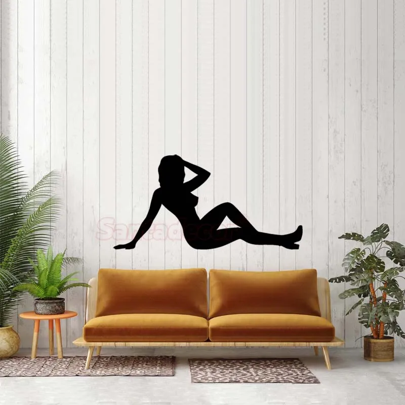 Stickers PIN-UP Girl Vinyl Wall Art Decal Living Room Wall Decor Bedroom Home Decor Poster House Decoration 50 cm x 100 cm