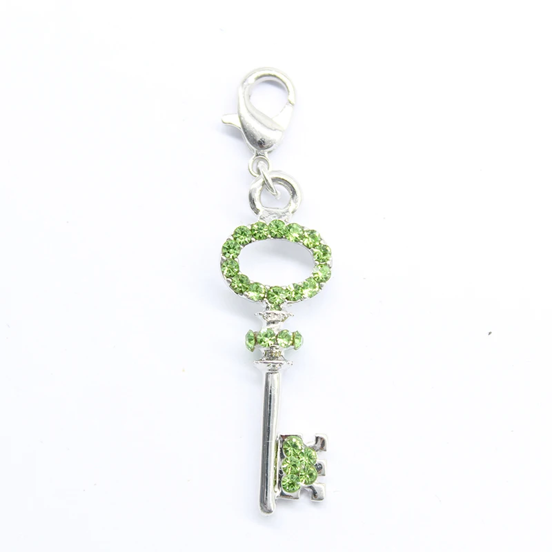 The new 2016 classic romantic mini key lobster clasp pendant jewelry products