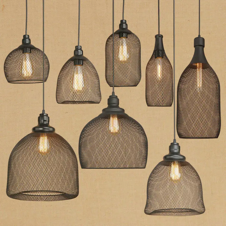 

IWHD Iron Loft Style Vintage Industrial Pendant Lights BlacK LED Hanging Lamp Bedroom Hanglamp Kitchen Pending Lighting Lamparas