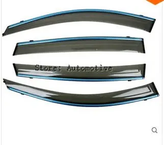 High quality ABS Rain Window Sun Visor Sunvisor Trim Exterior Windows Visor 4pcs For Mazda 6 ATENZA Sedan 2014 2015 2016