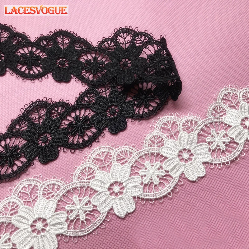 Embroidery Lace Fabric for Garment, Needlework Sewing, Patchwork DIY, Handmade Accessories, Dress Decoration, 19Yards, 5cm, 840