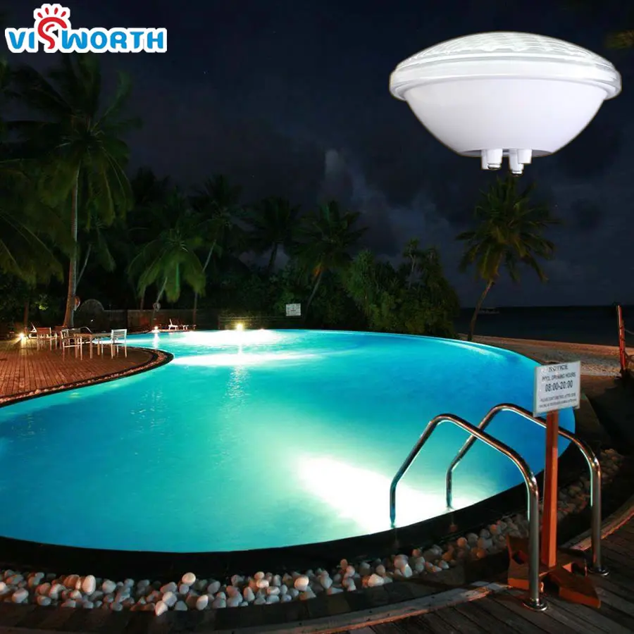 Imagem -06 - Luz Impermeável da Piscina Projector Exterior Lagoa Fonte Associação cc 12v Rgb Smd5730 24w 36w Ip68 Par56