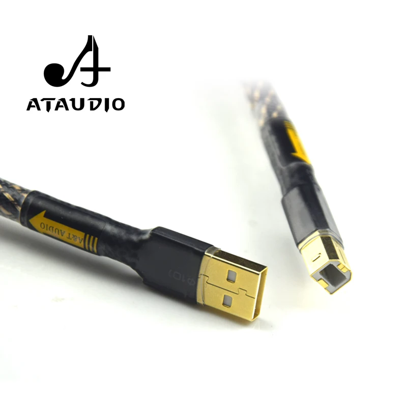 ATAUDIO Hifi USB Cable High Quality Type A to Type B Hifi Data Cable For DAC