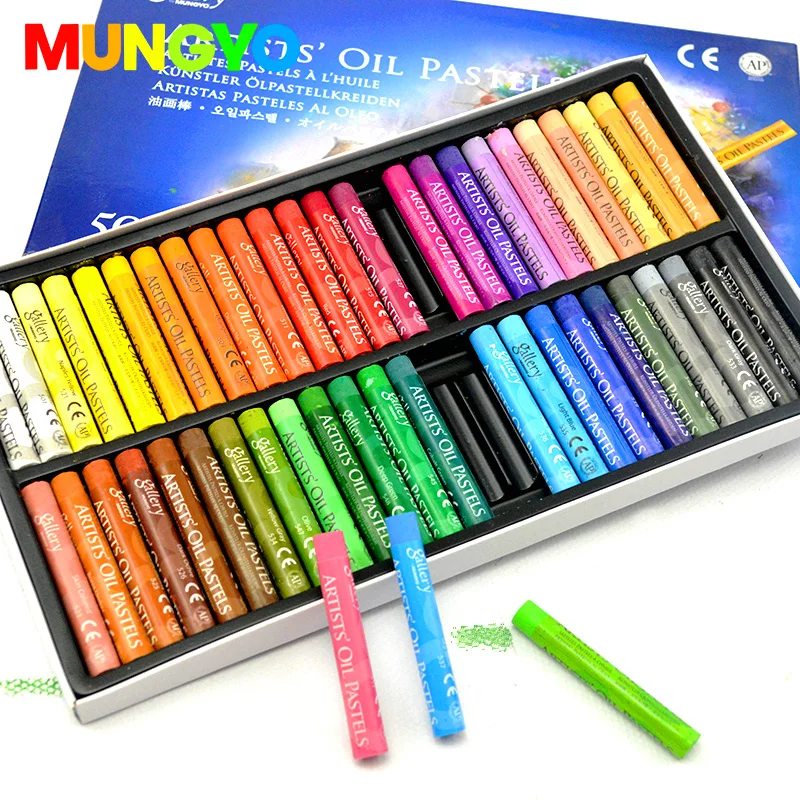 MUNGYO MOPS Oil pastels 12/25/50 colors  ART drawing pastel