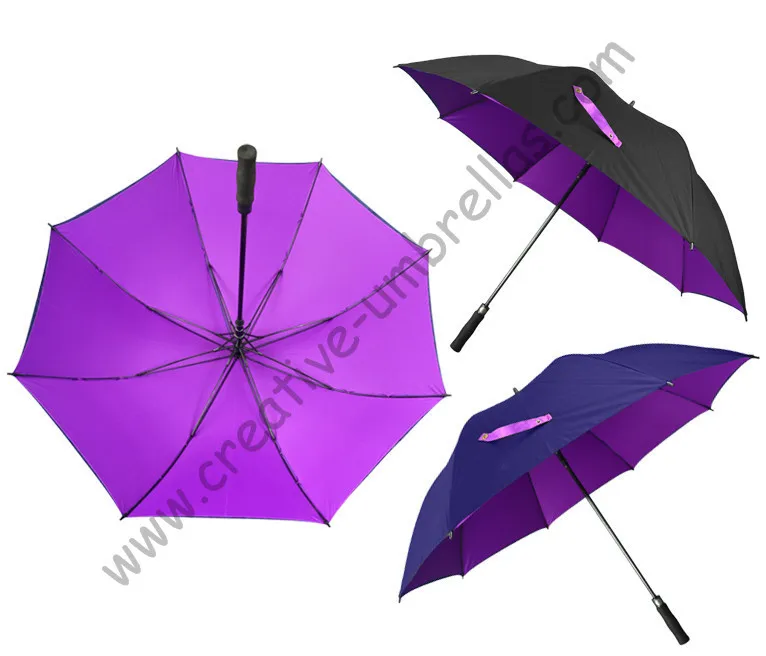 

Diameter 120cm buy 4pcs/lot Real double layers fabric golf umbrellas.fiberglass,auto open,anti static,drop shipping allowed