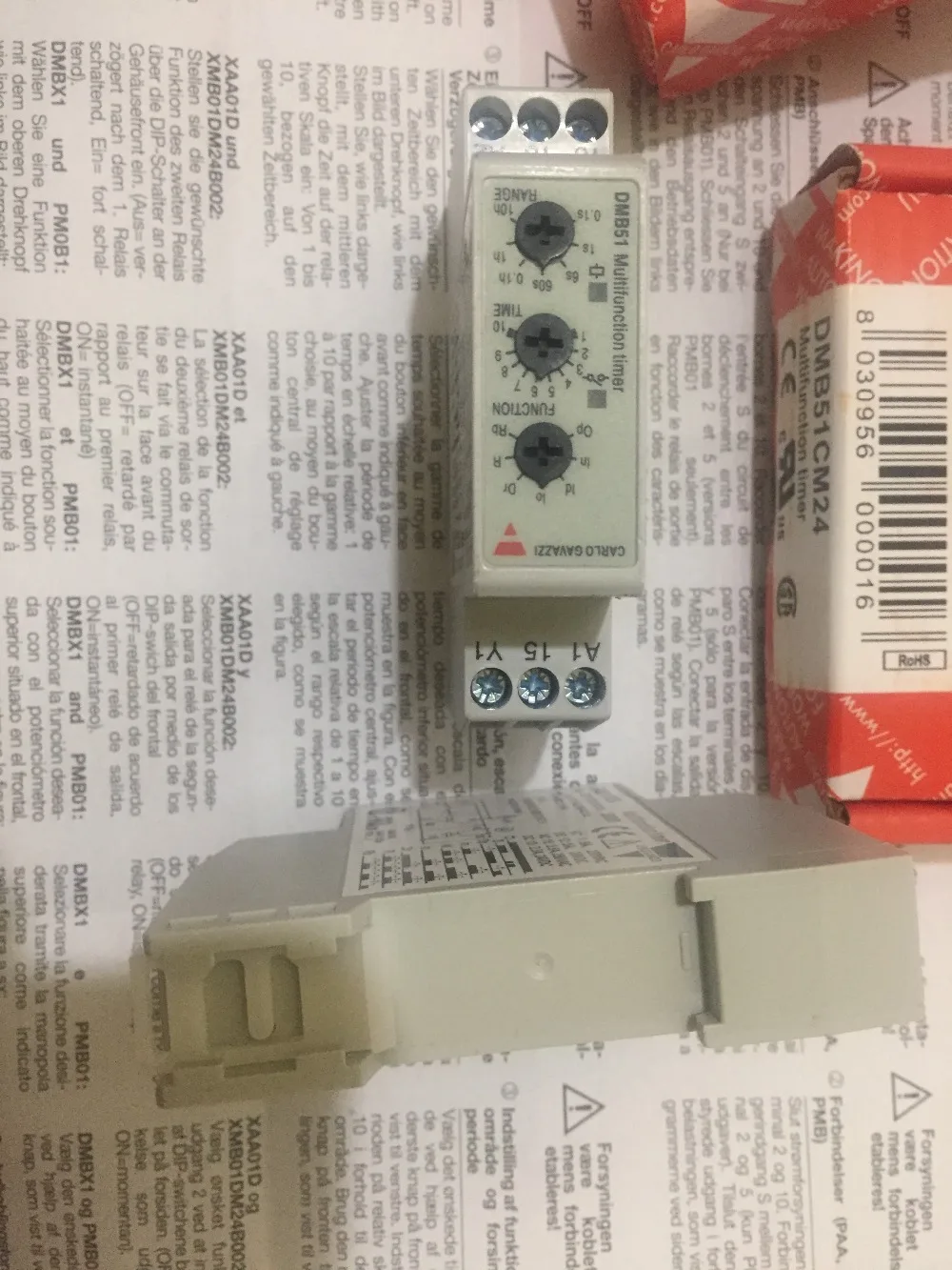 

CARLO GAVAZZI time relay DMB51CM24 24-240VAC 50-60HZ