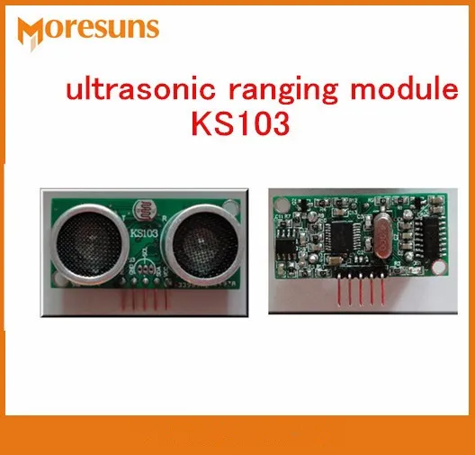 

Fast Free Ship 5pcs High-end ultrasonic ranging module KS103 blind area 1cm,8m range 3.0V-5.5V distance measuring sensor