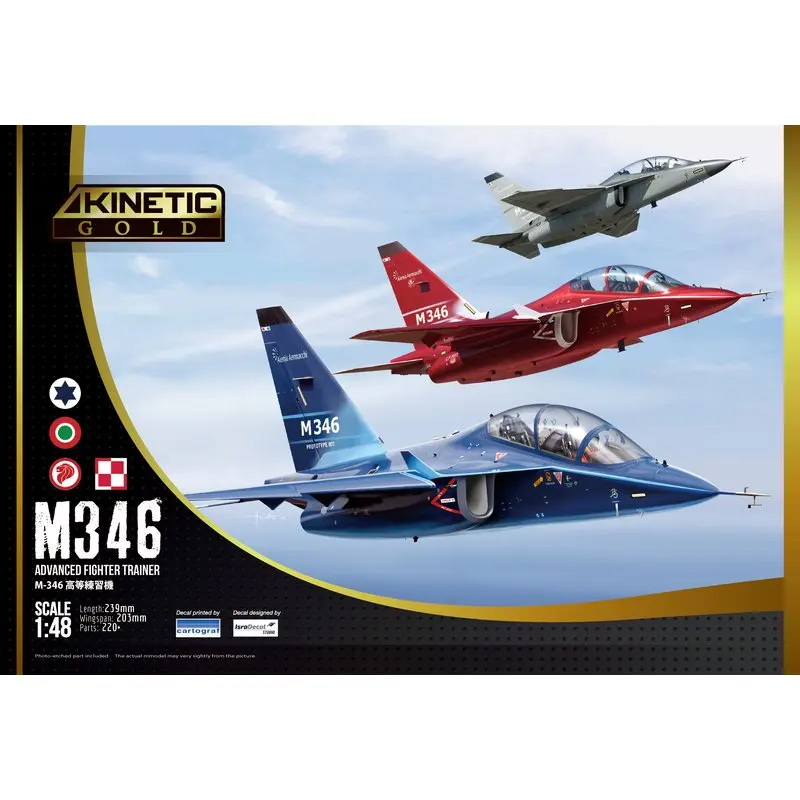 

KINETIC K48063 1/48 M-346 Advanced Fighter Trainer — комплект масштабной модели