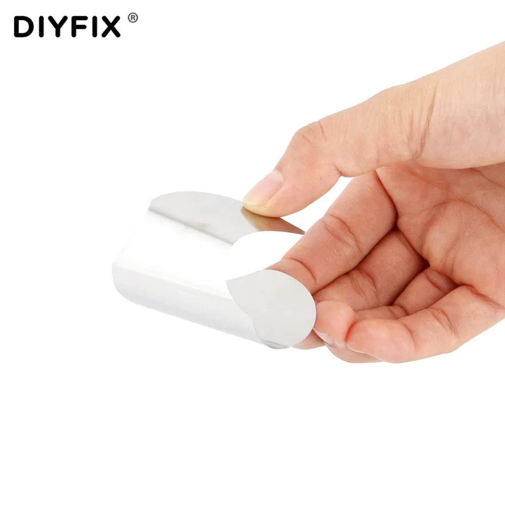 DIYFIX Ultra Thin Flexible Stainless Steel Pry Spudger Disassemble Card for iPhone iPad Samsung PADs Mobile Phone Repair Tool