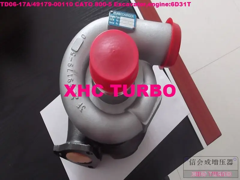 NEW TD06-17A 49179-00110 ME037701 turbo turbocharger for CATO 800-5 Excavator,6D31T