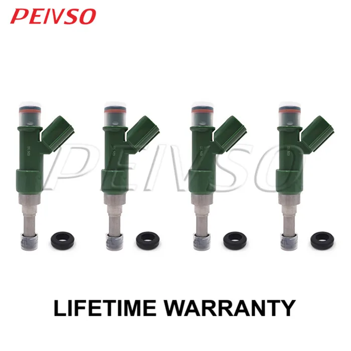 

PEIVSO 4pcs 23250-0C050 23209-0C050 Fuel Injector For Toyota Hilux Vigo 2TR