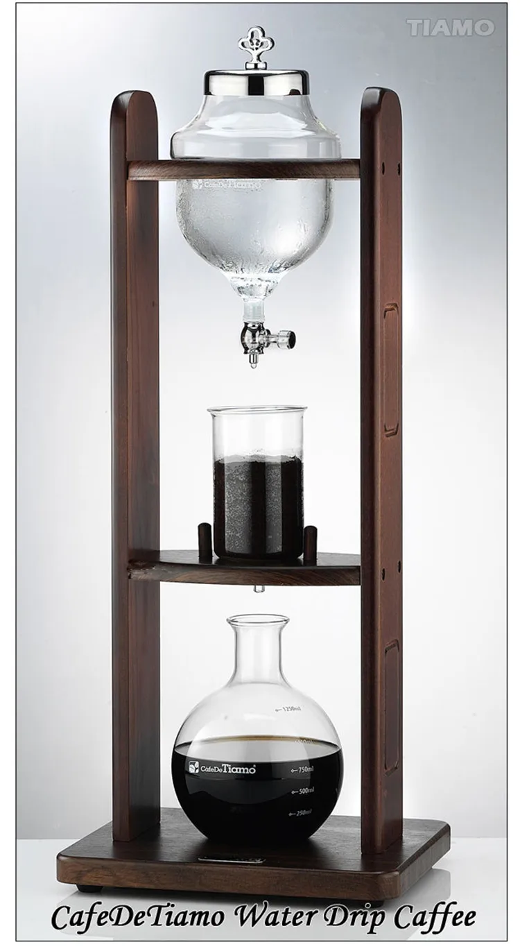 ティアモウォータードリップコーヒーメーカー/ウォータードリッパーコーヒーメーカー/アイス & コールドドリップコーヒーメーカー10カップhg6360