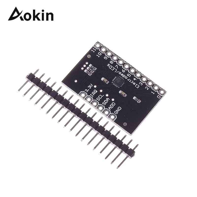 Aokin MPR121 Breakout v12 Proximity Capacitive Touch Sensor Controller Keyboard Development Board