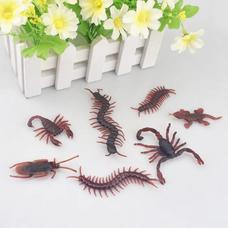 20pcs/lot  Fashion Halloween Haunted House Funny Spoof Toy Simulation Centipede For Party Fun Toys