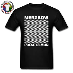 Merzbow Pulse Demon hallucination Visual Arts Tshirts Graphic Print Adult Cotton Tee Shirt Homme Black Sweatshirt Custom