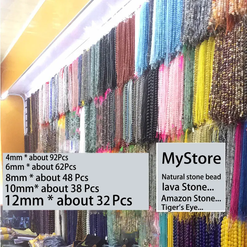 1strand/lot 4/6/8/10/12 mm AAA Natural Lapis Lazuli Stone Beads Round Loose Spacer Bead For Jewelry Making Findings DIY Bracelet
