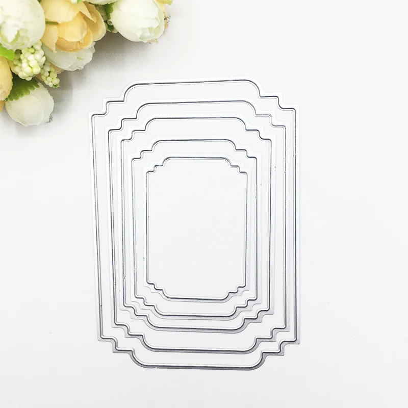 

Julyarts 2019 New Arrived Irregular Figure Metal Cutting Die For Scrapbooking Wedding Invition Card Making Decor