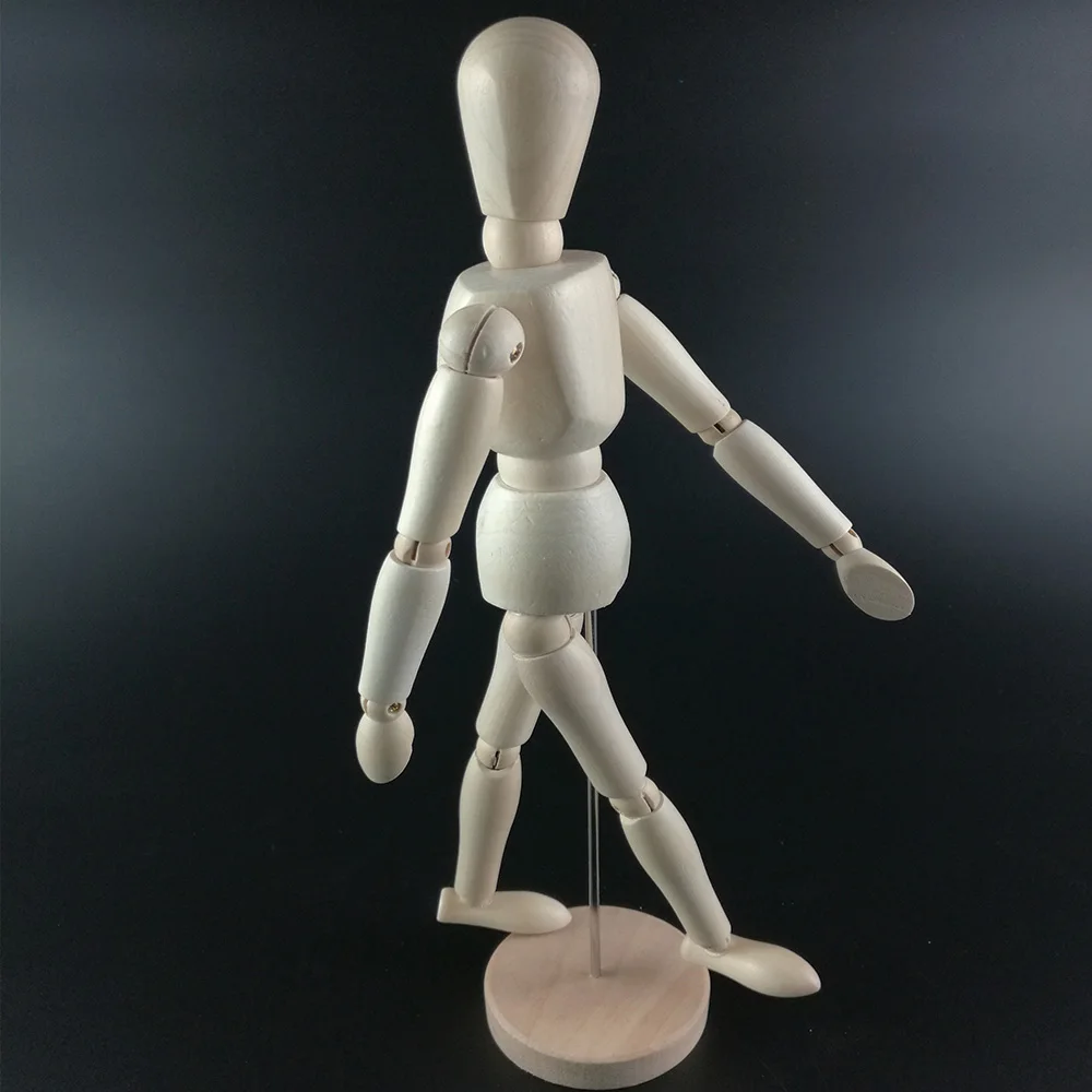 8inch Wood Human Body Model Figure Manikin Mannequin Artist Drawing Sketch