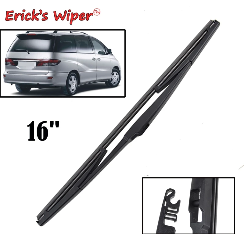 

Erick's Wiper 16" Rear Wiper Blade For Toyota Previa Estima Tarago 2000 - 2005 Windshield Windscreen Tailgate Window Rain Brush