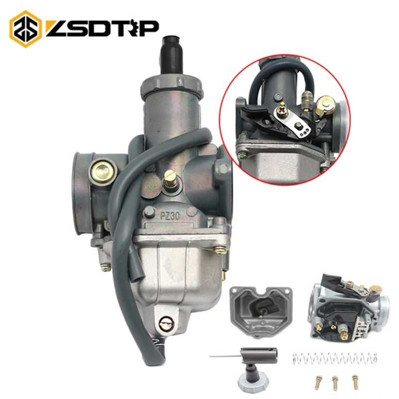 ZSDTRP PZ26 PZ27 PZ30 Carb Motorcycle Carburettor Case for honda CG150 125 200 250 XL XF 150 200 TTR250 DIRT BIKE hand choke