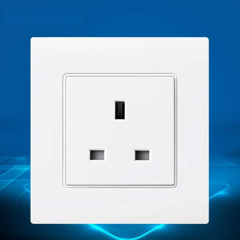 

UK HONGKONG Power Electrical Panel Wall Socket 250V 13A Outlet Malaysia Singapore Type F Schuko Plug Adaptor