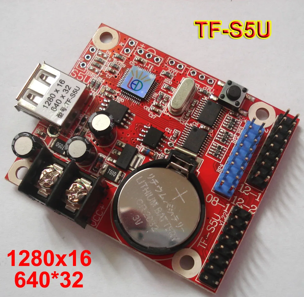 Mini-card TF-SU P10 LED display control card,small USB flash driver controller, P10 LED module control card