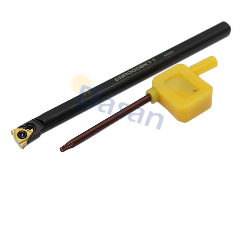 SNR0008K11 SNR0010K Turnining  Holder +10pcs 11IR A60 or A55 Carbide Inserts CNC Lathe Machine Threading Toolholder Set
