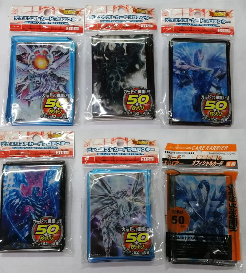 50pcs/lot  (1 pack) Yu-Gi-Oh! Cosplay Yugioh Dark Magician Girl  Anime Board Games Card Sleeves Card Barrier Card Protector