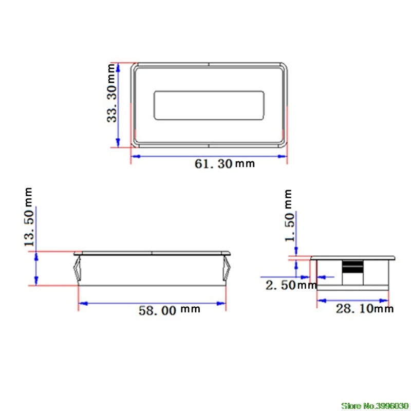 2024 Hot New 8-70V LCD Acid Lead Lithium Battery Capacity Indicator Voltmeter Voltage Tester GY-6S