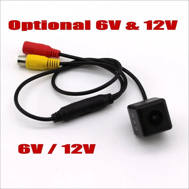 5V 6V 12V 24V Car Rear View Camera Head Reverse Backup Parking AUTO HD CCD CAM RCA AV NTSC