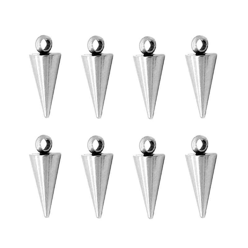 10pcs/lot Stainless Steel Geometric Earrings Accessories  Charms Handmade DIY  Charm for Bracelets & Pendants Jewelry Making