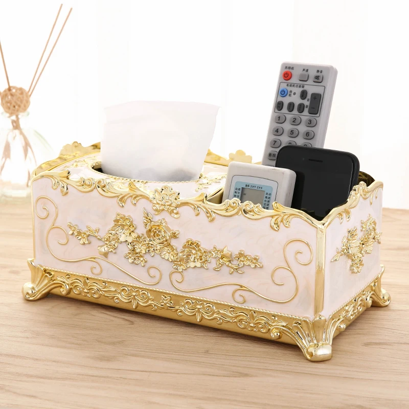 

IMUWEN Acrylic Tissue Box Paper Rack Office Table Accessories Home Office KTV Hotel Car Facial Case Holder