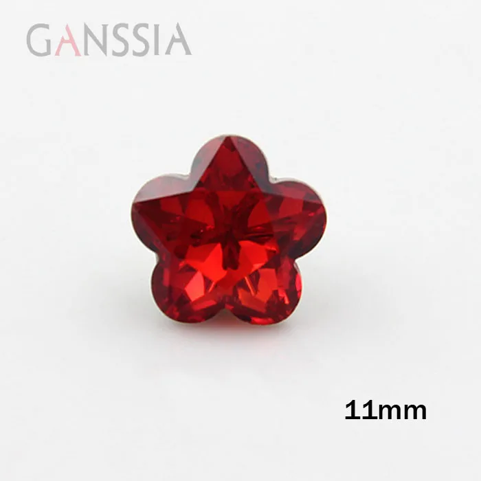 10pcs/lot Size:11mm High Quality Red Imitation Gemstone Buttons Sewing Button for Shirt Crystal Buttons Decoration (SS-122-1)