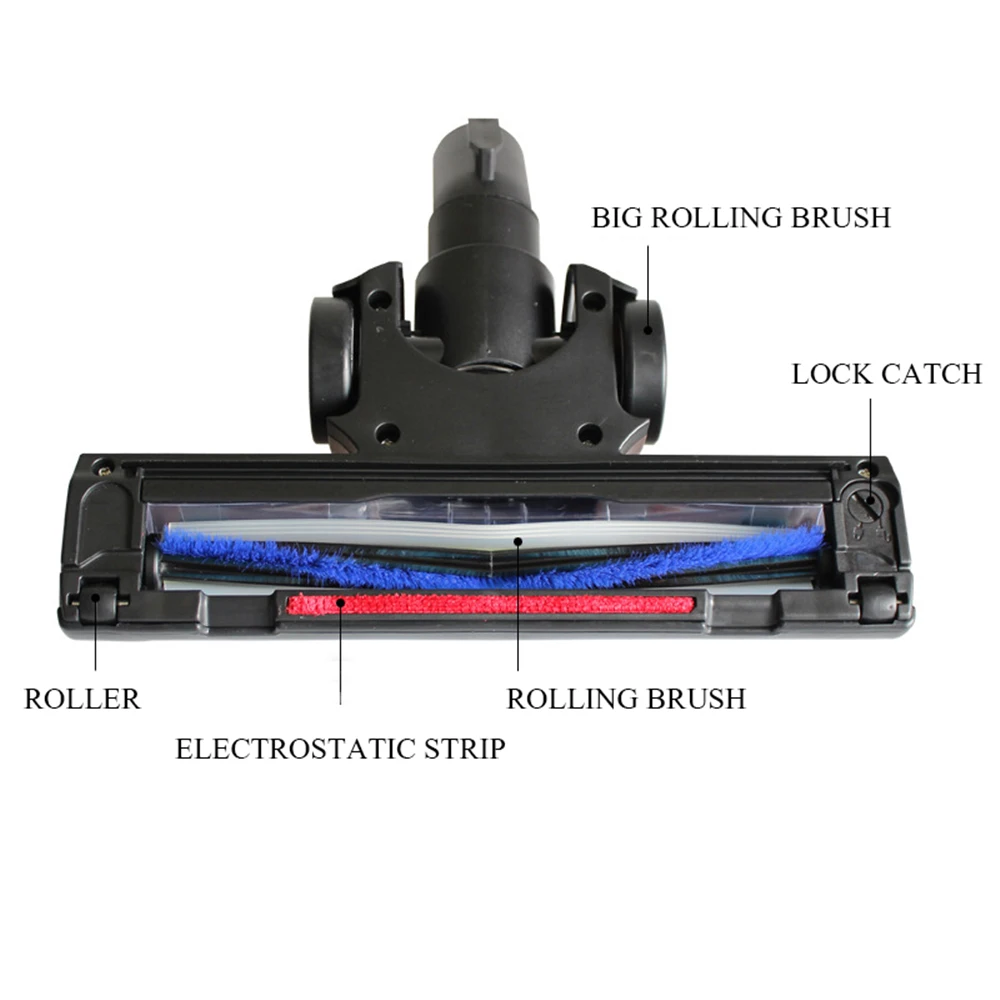 32mm Air Driven Turbo Brush Head Floor Brush Tool Head for / VAX/Miele Vacuum Cleaner Parts Floor Brushes