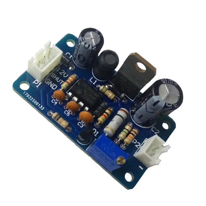 DC 12V-24V untuk 170V 90V-250V DC Meningkatkan High Voltage Power Supply modul untuk Nixie Tabung Cahaya Jam Tabung Mata Sihir 3845