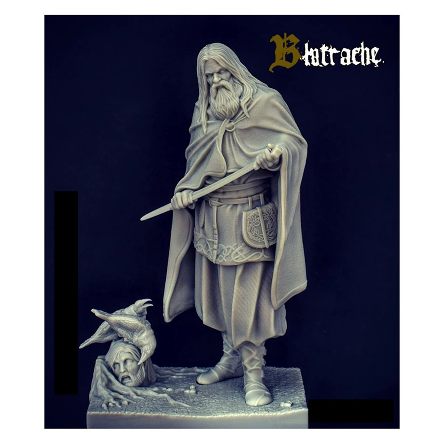 

1/20 85mm Ancient samurai and crow 85mm Historical toy Resin Model Miniature Kit unassembly Unpainted