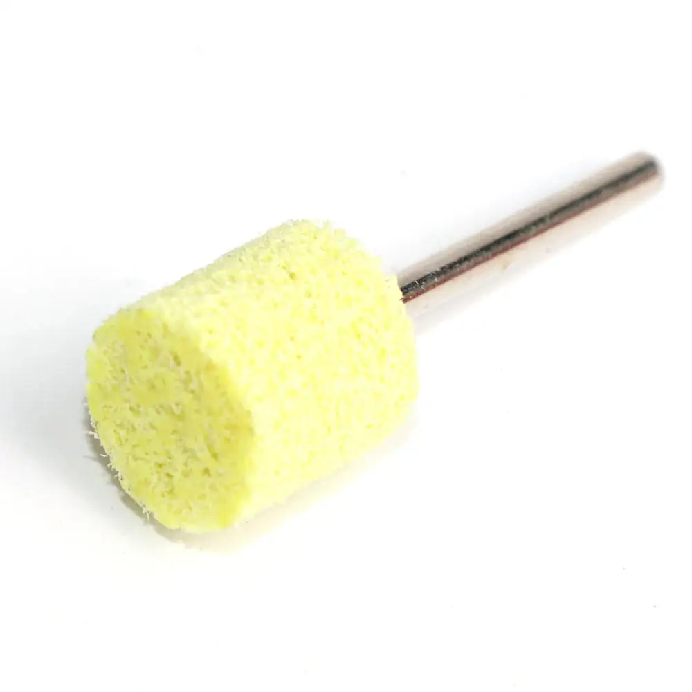 Nylon Fiber Grinding Head, Roda de polimento, Ponto montado para acabamento do molde, Ferramenta rotativa de polimento, Acessórios, 3mm Shank, 7Pcs, 10Pcs