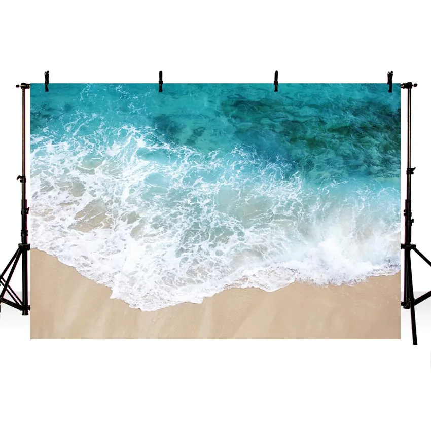 Photo Backdrop Vinyl  Photography Background Summer Holiday Sea Beach Children Birthday Party Backdrops for Photo Studio