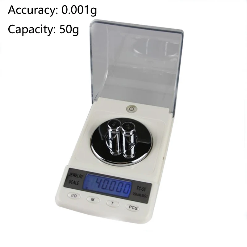 High Precision Carat Scale Powder Gold digital Scale Experimental Electronic Balance Jewelry Scale Electronic Scale 0.001g