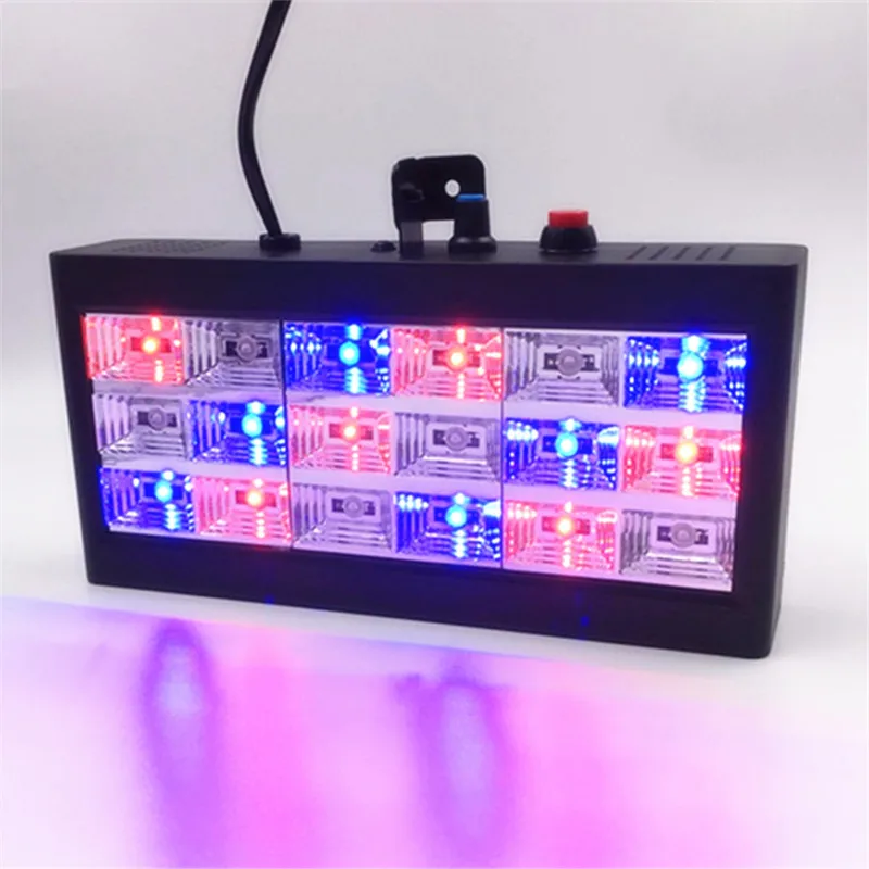 Mini Sound Control 18 RGB LED Strobe Sound Control For Party Club Disco voice music Stage Lighting Projector Club Bar 110V 220V