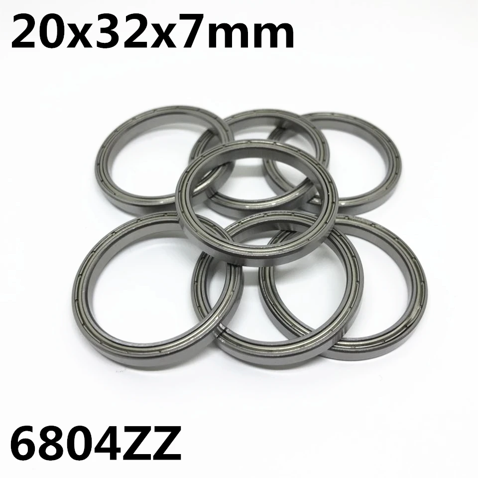 10pcs 6804ZZ 6804-2RS The high quality of ultra-thin deep groove ball bearings 20x32x7 mm 6804Z 6804RS