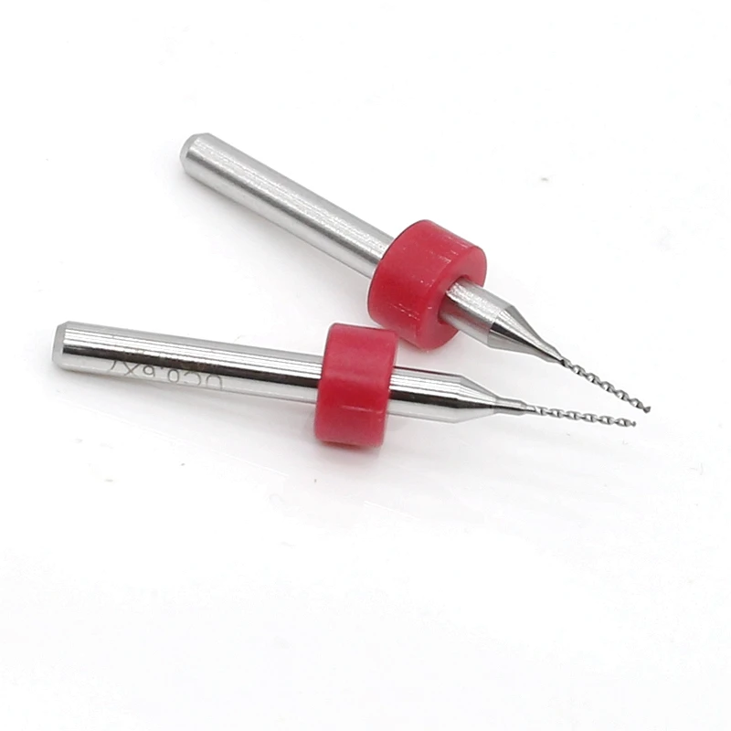 0.6mm/0.65mm  10pcs/lot Carbide Micro Drill Bits CNC PCB Drill Bit Set  CNC Router Wood Drilling Twist  tools